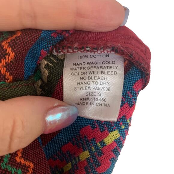 Anthropologie Multicolor Aztec Pattern Shorts - Picture 5 of 5